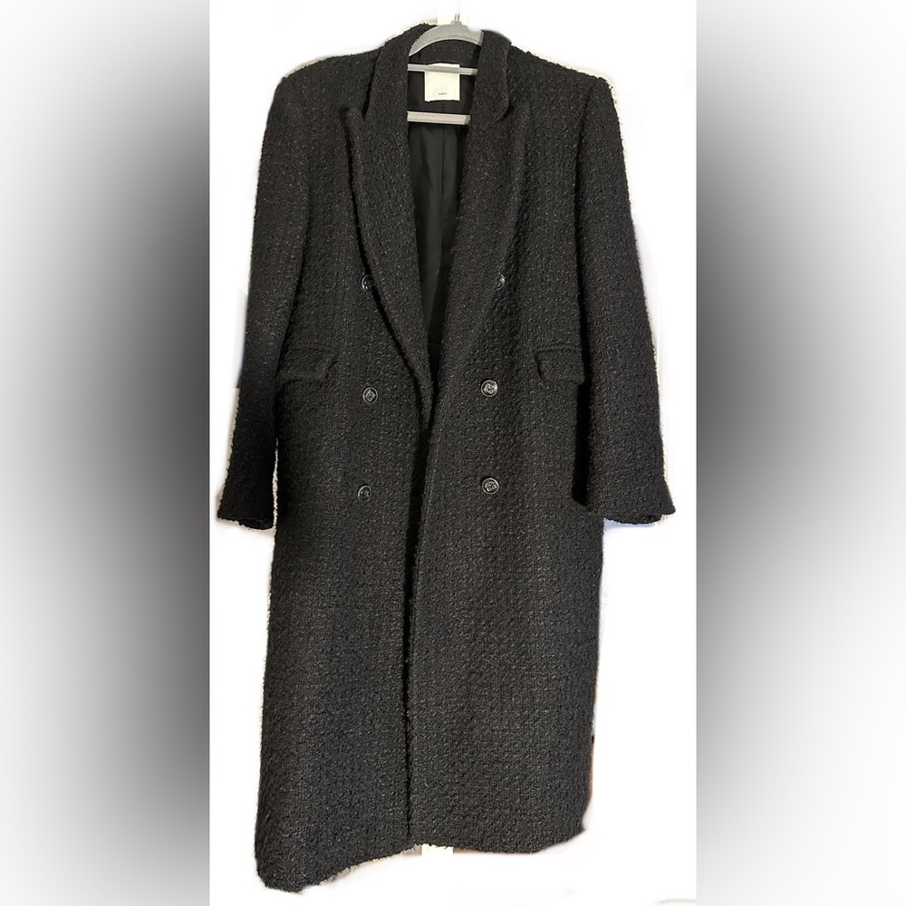 Black Sandro Long Coat